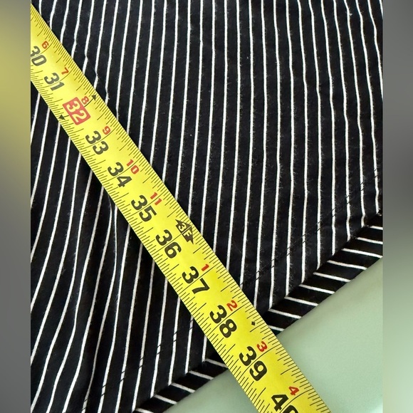 Athleta Santorini Dress - Black with White Stripes Womens Size M - Picture 6 of 9